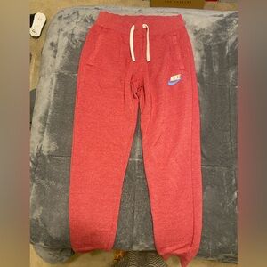 Red Nike Sweatpants